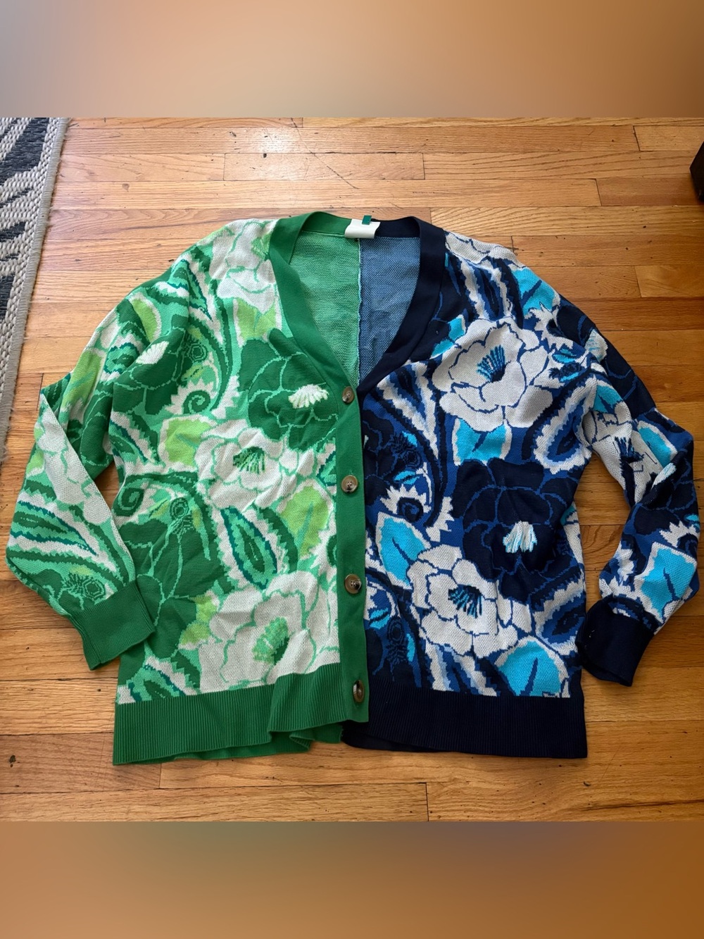 Farm Rio Floral Cardigan Size Large